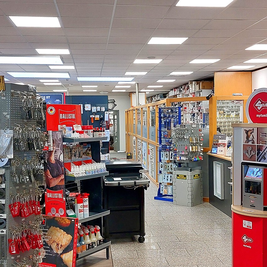 Ladengeschäft mit großer Auswahl